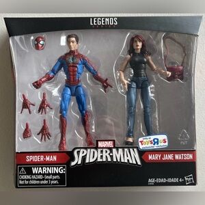 Marvel Legends Spider-Man Mary Jane Watson 2-Pack Toys R Us Exclusive Sealed